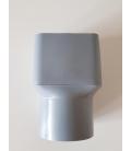 Adaptador alcantarillado y drenaje para bajante aluminio 6x8 PVC