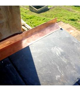 Remate de cobre a medida diferentes desarollos para tejados (unidades de 2ml)