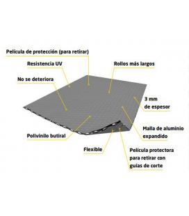 Leadax plomo artificial ancho 33cm (venta por ml)
