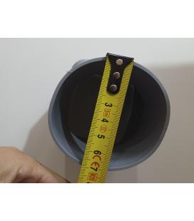 Adaptador alcantarillado y drenaje para bajante aluminio 6x8 PVC