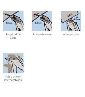 Tijera para cortar pizarra y hacer agujeros EDMA Tijera para cortar pizarra y hacer agujeros EDMA
